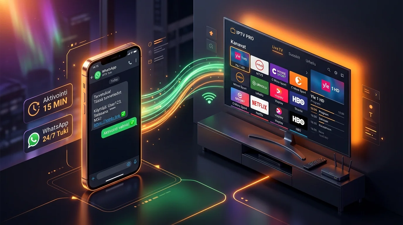 Usein kysytyt kysymykset IPTV palvelusta