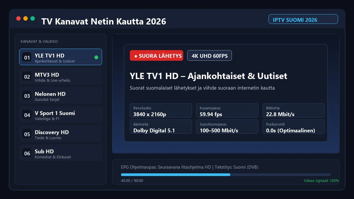 TV Kanavat Netin Kautta 2026 – Täydellinen Opas Television Katseluun Internetissä